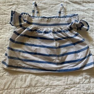 Janie and Jack Baby Girl  off the shoulder top